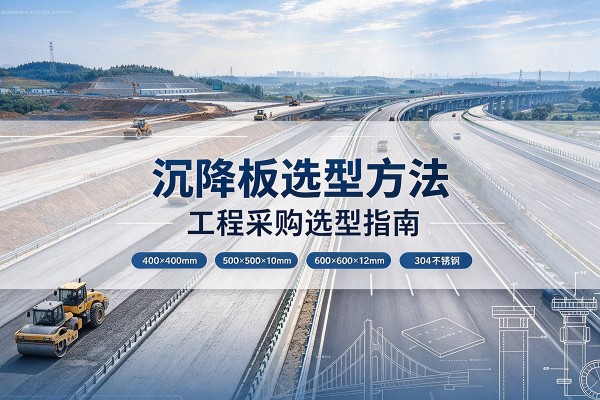 海港沉降板选择方法