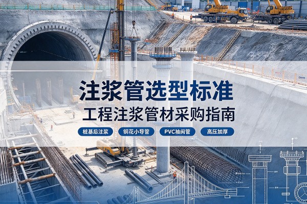 海港注浆管选型标准