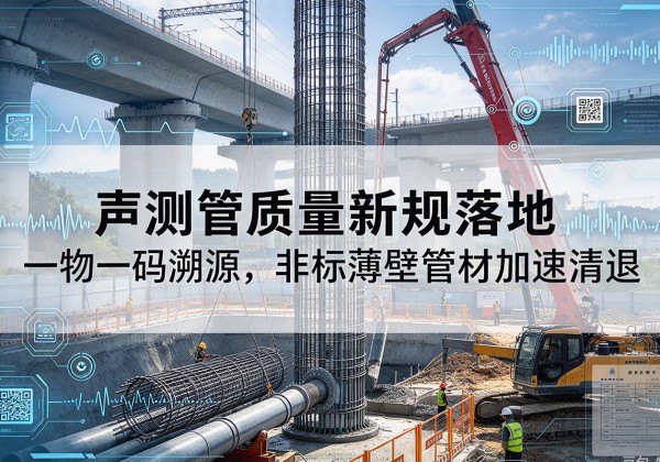 海港声测管质量新规落地，一物一码溯源，非标薄壁管材加速清退