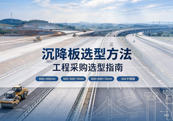海港沉降板选择方法